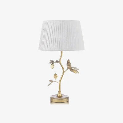 Marks & Spencer Laura Ashley Egelton Metal Bird Table Lamp - Antique Brass, Antique Brass