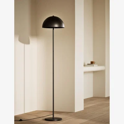 Marks & Spencer M&S Collection Dome Floor Lamp - Charcoal, Cream,Charcoal
