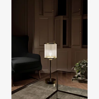 Marks & Spencer M&S Monroe Rechargeable Table Lamp - Antique Brass, Antique Brass