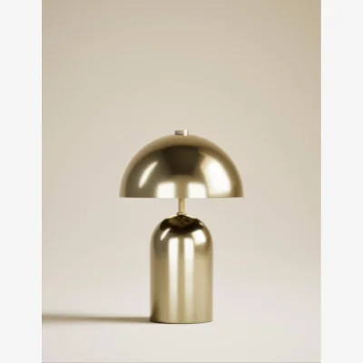 Marks & Spencer M&S Colby Rechargeable Metal Table Lamp Antique Brass