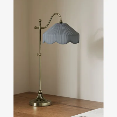 Marks & Spencer M&S Pleated Table Lamp Antique Brass