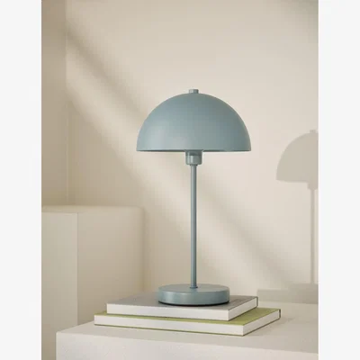 Marks & Spencer M&S Metal Dome Table Lamp Light Blue Mix