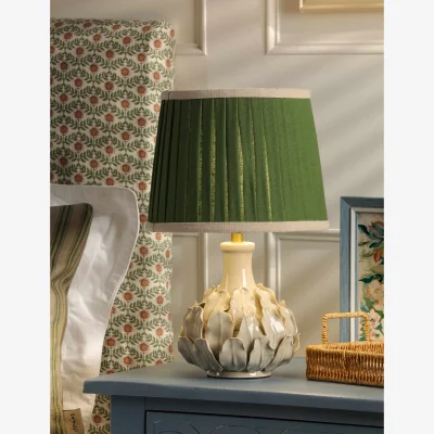 Marks & Spencer Joules Home Lighting Chatsworth Ceramic Table Lamp Green Mix