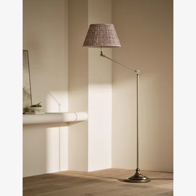 Marks & Spencer M&S Collection Printed Adjustable Floor Lamp - Antique Brass, Antique Brass