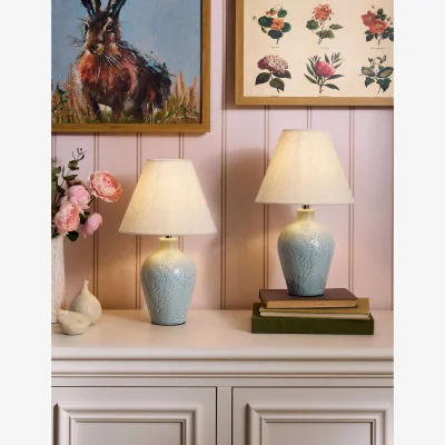 Marks & Spencer Laura Ashley Pussywillow Table Lamp Blue
