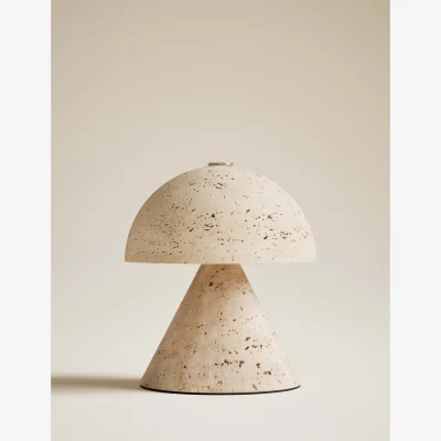 Marks & Spencer M&S Rechargeable Small Tavertine Mushroom Natural