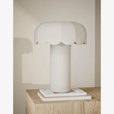 Marks & Spencer M&S Collection Skeletal Petal Dual Lit Table Lamp - Beige, Beige