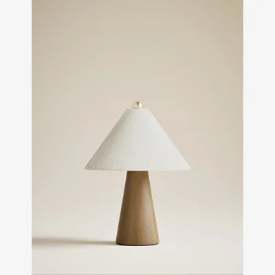 Marks & Spencer M&S Wooden Rechargeable Table Lamp Natural