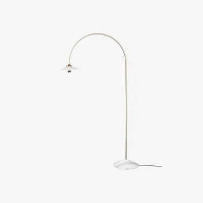 Made in Design Marble n°2 Floor lamp metal white / H 172 x W 103 cm - valerie objects