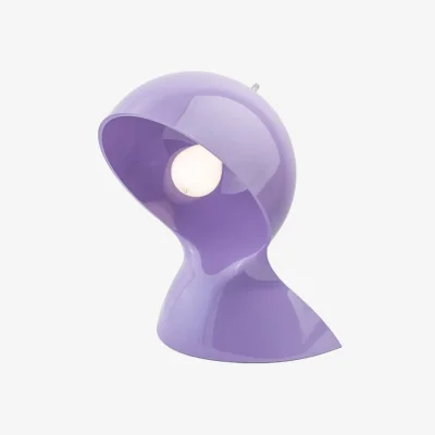 Made in Design Dalù Table lamp plastic material purple / Vico Magistretti, 1969 - Special edition - Artemide