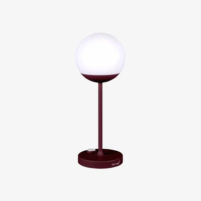 Made in Design Wireless rechargeable outdoor lamp Mooon! LED metal plastic material / H 41 cm - USB - Fermob