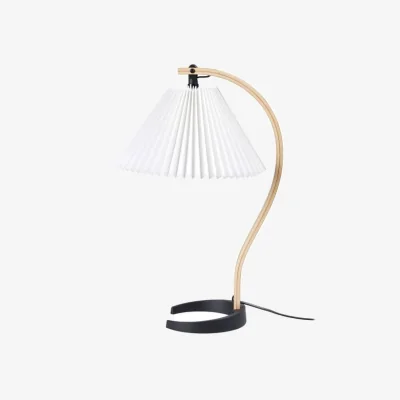 Made in Design Timberline Table lamp textile white / Reissue 1970s - Gubi