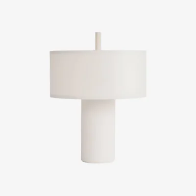 Made in Design Margin LED Wireless rechargeable lamp textile white / H 32.5 cm - NEW WORKS