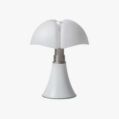 Made in Design Minipipistrello White matt LED Table lamp plastic material white / H 35 cm - 60th Anniversary Edition - Martinelli Luce