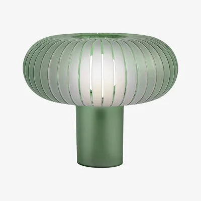 Made in Design Teresa Frozen Table lamp plastic material green / Ø 50 x H 43 cm - Recycled - Kartell