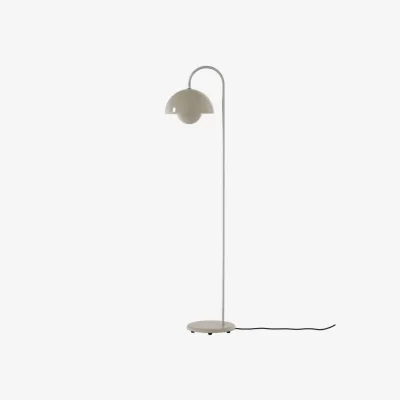 Made in Design Flowerpot VP12 Floor lamp metal beige / Verner Panton, 1969 - &tradition