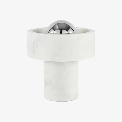 Made in Design Stone Portable LED Wireless rechargeable lamp stone white / Ø 16 x H 19 cm - Tom Dixon