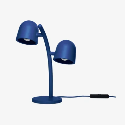 Made in Design Little Lebow Table lamp metal blue / 2 adjustable spotlights - Fatboy