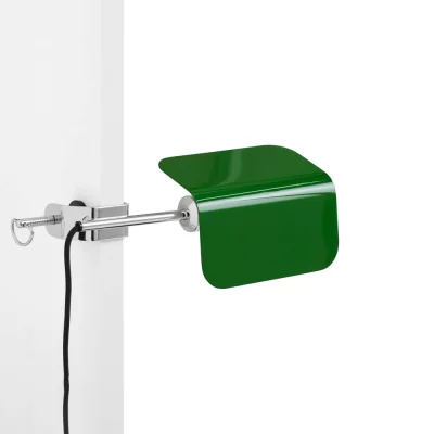 Made in Design Apex Lamp metal green / Desk clamp Base - Orientable - Hay