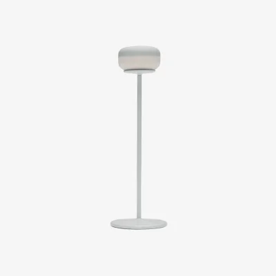 Made in Design Cheerio LED Wireless rechargeable outdoor lamp metal grey / Ø 8 x H 26 cm - Fatboy