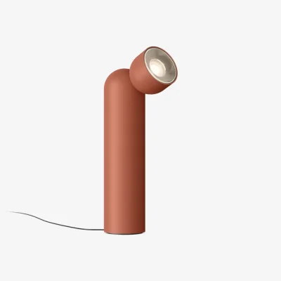 Made in Design Plusminus Solo Table lamp metal orange / Ø 10 x H 50 cm - Vibia