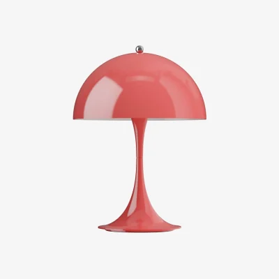 Made in Design Panthella 250 V3 Wireless rechargeable lamp plastic material pink / LED - Ø 25 x H 34.6 cm / Verner Panton, 1971 - Louis Poulsen