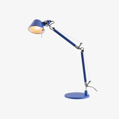 Made in Design Tolomeo Micro Color Matte Table lamp metal blue / 1987 - Artemide
