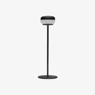 Made in Design Cheerio LED Wireless rechargeable outdoor lamp metal grey / Ø 8 x H 25.8 cm - Fatboy