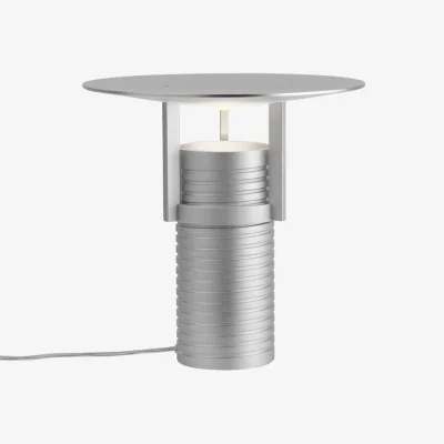 Made in Design Set LED Table lamp metal silver / Ø 34 x H 38 cm - Muuto