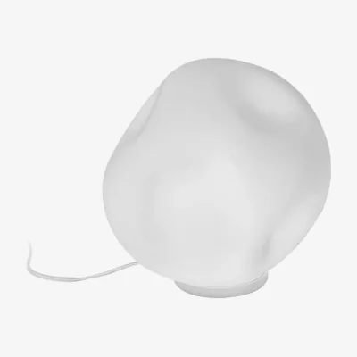 Made in Design Hoba Grande Table lamp glass white / Ø 36 cm - Foscarini
