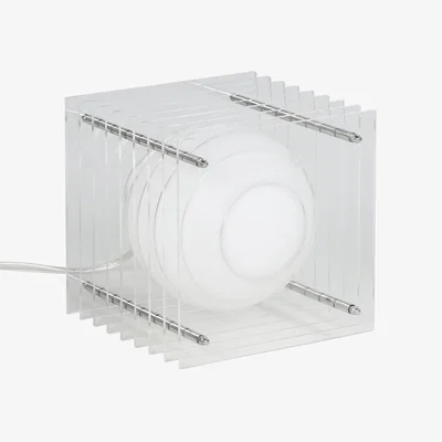 Made in Design Lop Small Square Table lamp plastic material / Archiproducts Design Award Winner - BANG