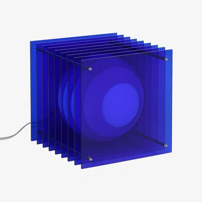 Made in Design Lop Big Square Table lamp plastic material / Archiproducts Design Award Winner - BANG