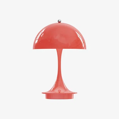 Made in Design Wireless rechargeable outdoor lamp Panthella Portable V2 LED metal - Louis Poulsen