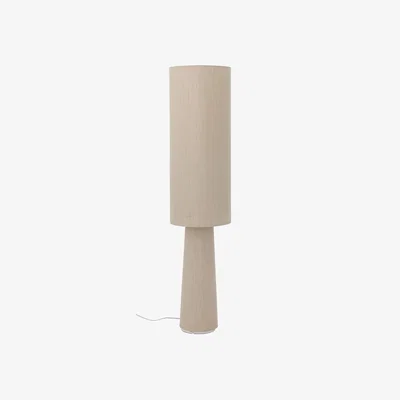 Made in Design Emmie Floor lamp textile beige / Ø 28 x H 120 cm - Linen - Bloomingville