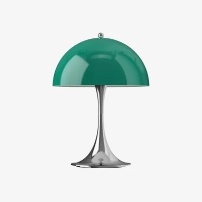 Made in Design Panthella 250 The Originals Wireless rechargeable lamp plastic material green / LED - Ø 25 cm - Louis Poulsen