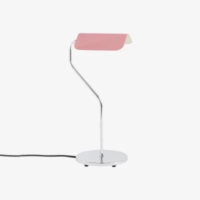 Made in Design Apex Table lamp metal pink / Swivel - Base, legs - Hay
