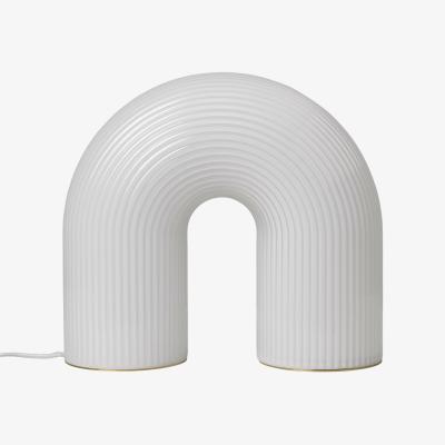 Made in Design Vuelta Lamp glass white / L 40 x H 36 cm - Ferm Living