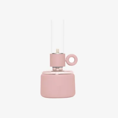 Made in Design Flamtastique XS Oil lamp plastic material pink / H 22.5 cm - Indoor - Fatboy
