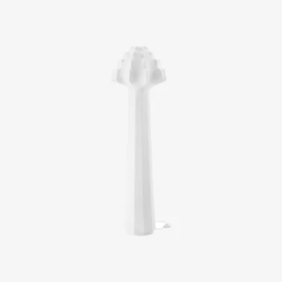 Made in Design Phantom LED Floor lamp textile white / H 156 cm - Cocoon resin - Normann Copenhagen