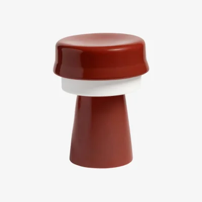 Made in Design Hat Table lamp ceramic red / Ø 16 x H 20 cm - & klevering