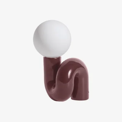 Made in Design Neotenic Petite Table lamp ceramic red / L 18 x H 26 cm - Petite Friture