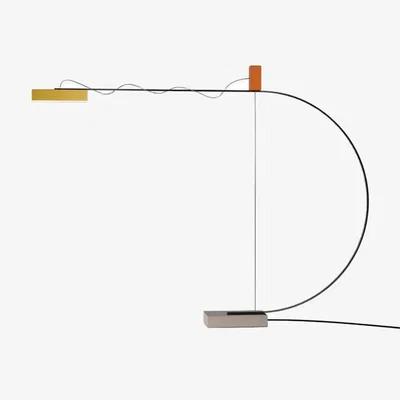 Made in Design Cupido LED Table lamp metal yellow / L 66 x H 51 cm - Nemo