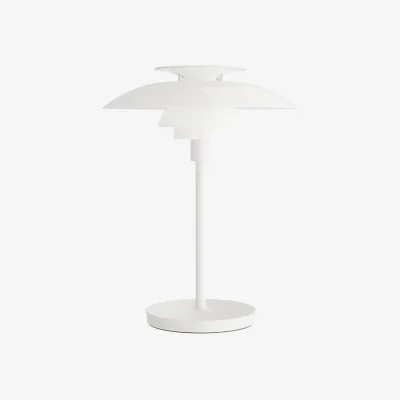 Made in Design PH 80 Wireless rechargeable lamp plastic material white / LED - 1974 - Louis Poulsen
