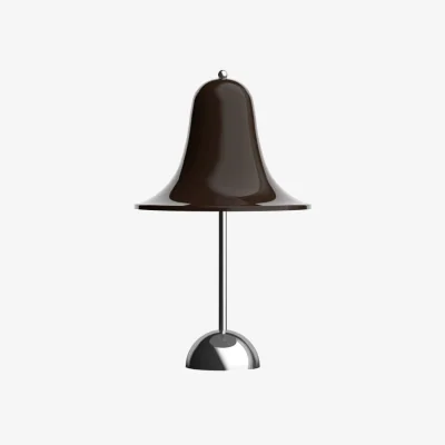 Made in Design Pantop Portable LED Wireless rechargeable lamp plastic material brown / Verner Panton (1980) - Verpan