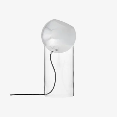 Made in Design Topan VP14 Lamp metal silver / H 46 cm - Verner Panton, 1959 - &tradition