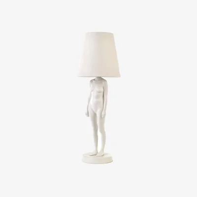 Made in Design Hiding Lady Table lamp ceramic white / H 59 cm - Pols Potten