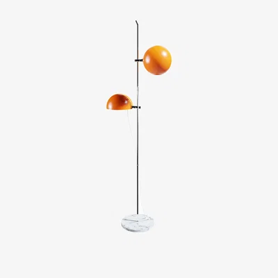 Made in Design A23 Floor lamp metal orange / Alain Richard, 1968 - Orientable - DISDEROT