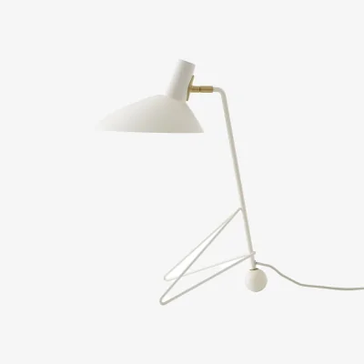 Made in Design Tripod HM9 Table lamp metal white / 1953 Model - Steerable - &tradition