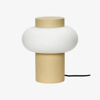 Made in Design Camp Table lamp glass beige - HÜBSCH