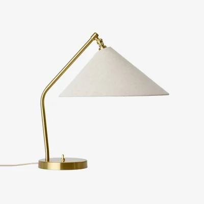 Made in Design Gräshoppa Table lamp textile white / Orientable - 50' Reissue - Gubi